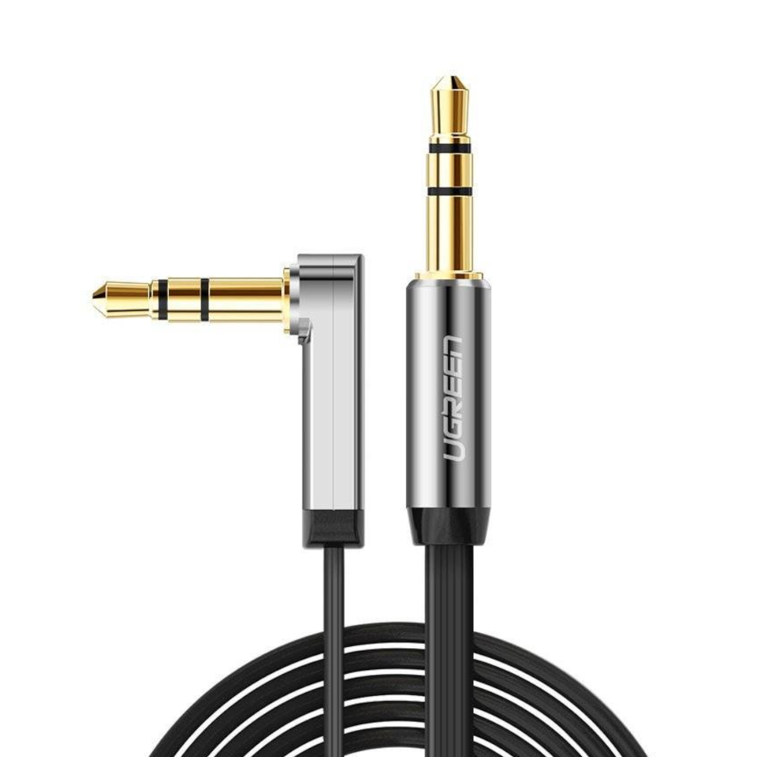 UGREEN 3.5MM M to M Straight to Curved Cable 2MM