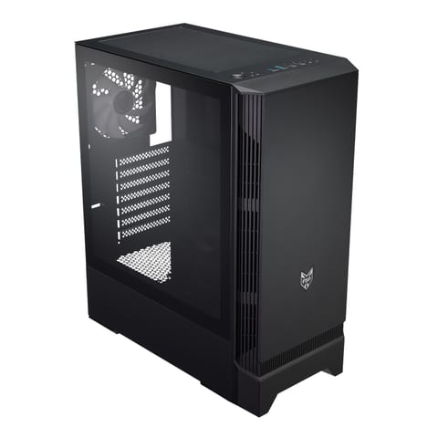 FSP CMT260 ATX Mid Tower Desktop Chassis - Black
