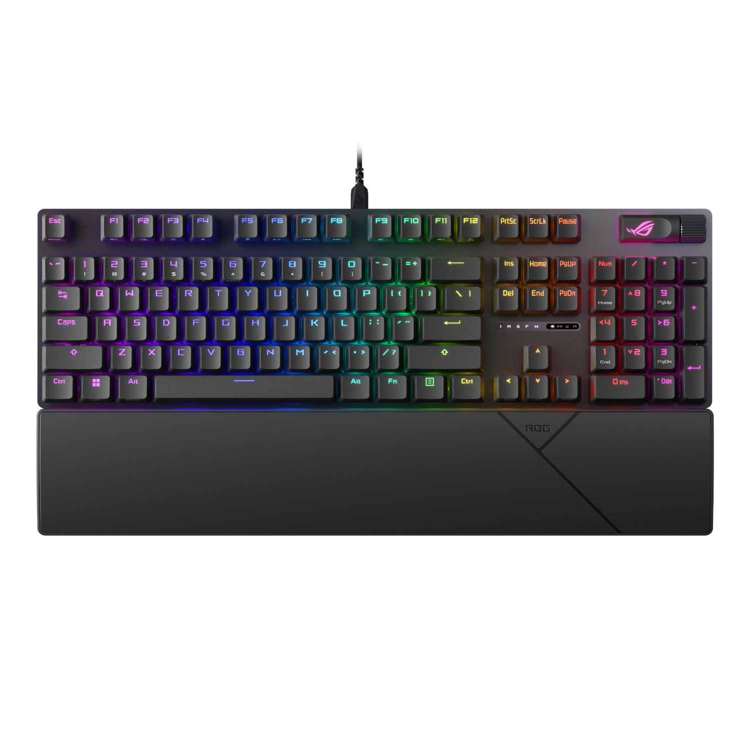 ASUS ROG STRIX SCOPE II SNOW LINEAR AURA ARGB WIRELESS BLACK MECHANICAL KEYBOARD