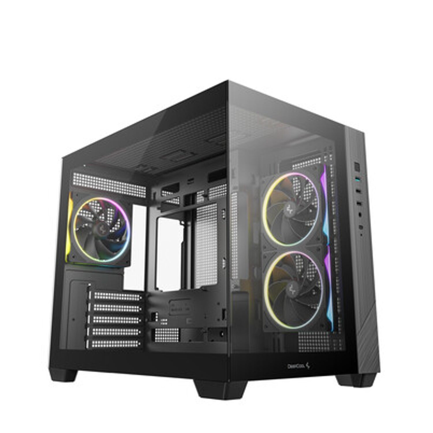 DeepCool CG330 3F mATX ARGB Gaming Chassis Black