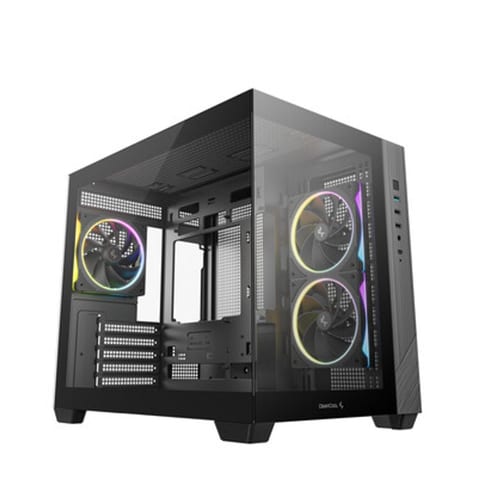 DeepCool CG330 3F mATX ARGB Gaming Chassis Black