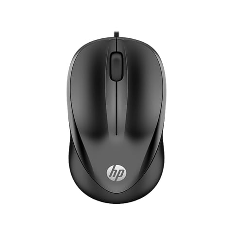 HP 1000 Wired USB Optical Mouse black