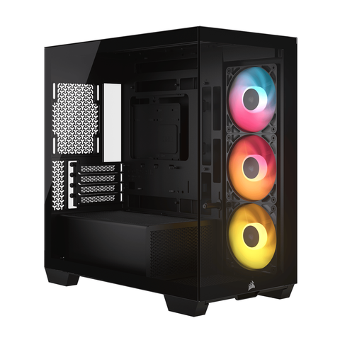 CORSAIR 2800X RS-R ARGB Micro-ATX PC Case, Black