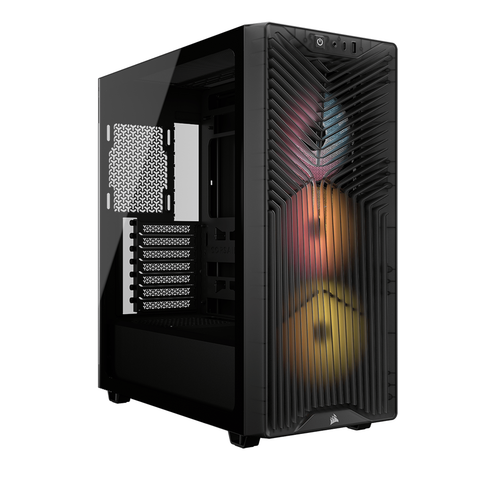 CORSAIR 3200D RS ARGB Mid-Tower PC Case, Smoke