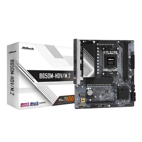 ASRock B650M-HDV/M.2 AMD AM5 MATX Gaming Motherboard