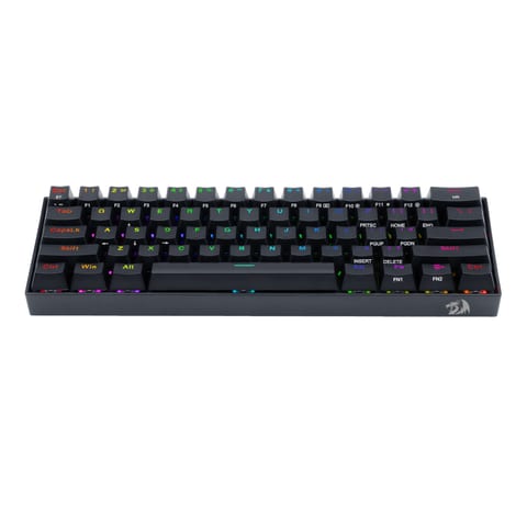 REDRAGON DRACONIC PRO Mechanical 61 Key|Bluetooth 5.0|RGB 9 Colour Modes|Rechargable Battery|Type-C Charging Cable Gaming Keyboard - Black