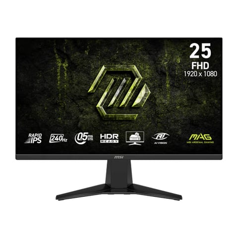 MSI MAG 255F X24 Gaming Monitor 1920x1080 (HD) Rapid IPS 0.5ms 240Hz Adapative Sync