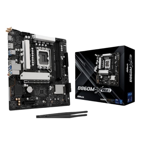 ASRock B860M X WiFi Intel LGA1851 MATX Gaming Motherboard