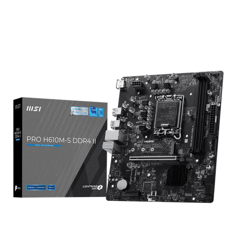 MSI H610M-S II PRO Intel LGA1700 M-ATX Motherboard