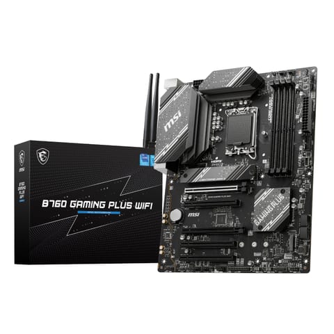 MSI B760 GAMING PLUS WIFI DDR5 Intel LGA1700 ATX Gaming Motherboard
