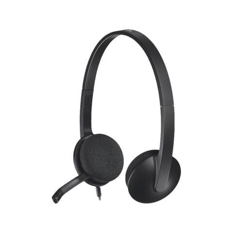 Logitech H340 Black Computer Stereo USB Headset