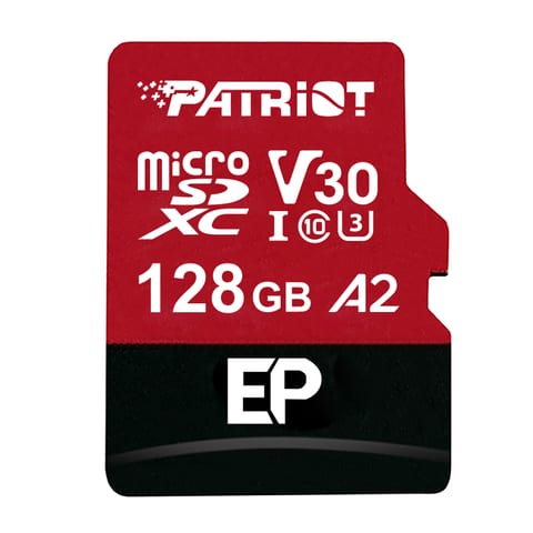 Patriot EP Series 128GB MICRO SDXC V30 A2 (w/o Adaptor)
