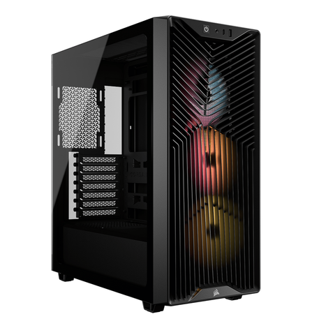 CORSAIR 3200D RS ARGB Mid-Tower PC Case, Black