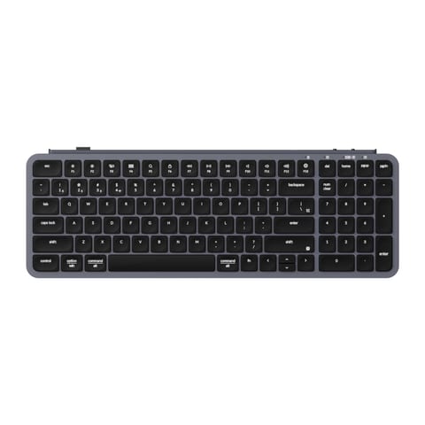 Keychron B2 Pro Ultra-Slim 96% Wireless Keyboard - Space Gray