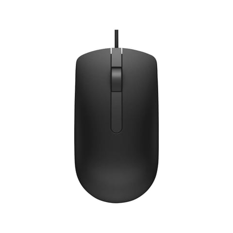 Dell MS116 Black Ambidextrous USB Mouse