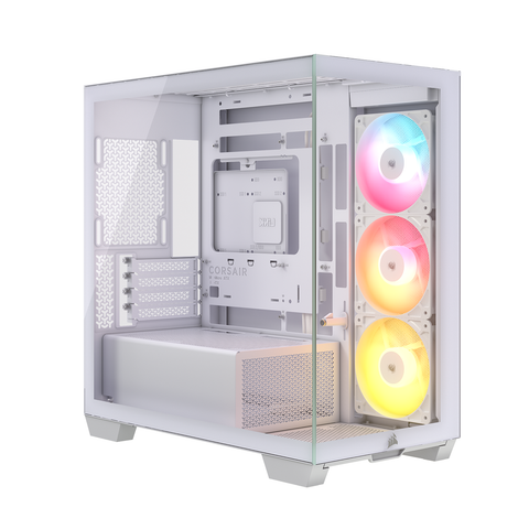 CORSAIR 2800X RS-R ARGB Micro-ATX PC Case, White