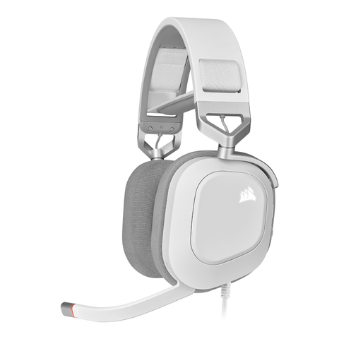 Corsair HS80 RGB Wired Gaming Headset White