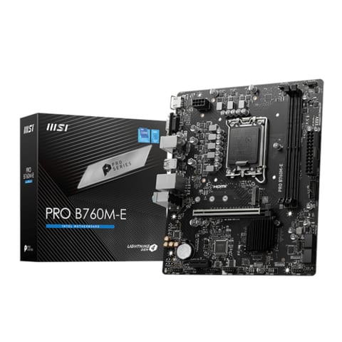 MSI PRO B760M-E DDR5 Intel LGA1700 mATX Motherboard