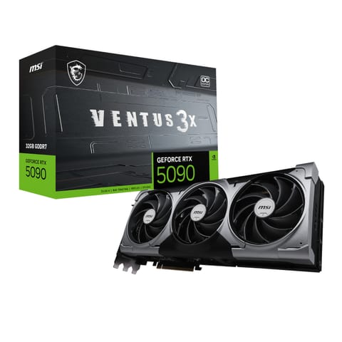 MSI Nvidia GeForce RTX 5090 Ventus 3X OC 32GB GDDR7 Graphics Card