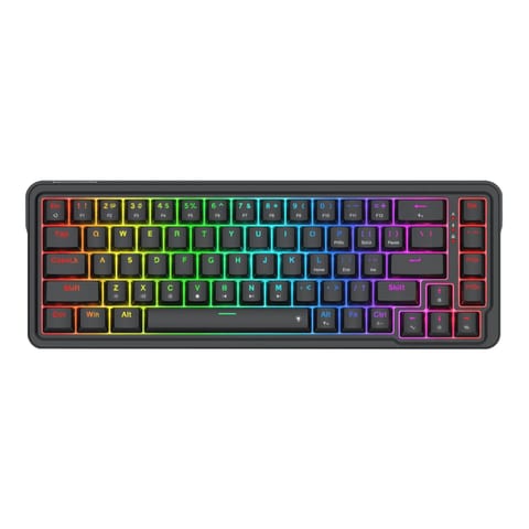 REDRAGON NOVA Wired Mechanical Keyboard RGB 68Key Design - Black
