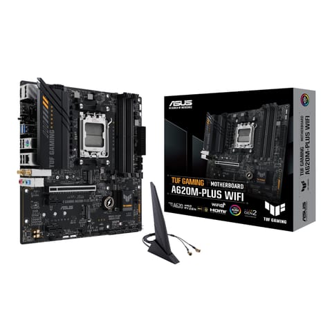 ASUS TUF Gaming A620M-Plus WIFI AM5 M-ATX Gaming Motherboard