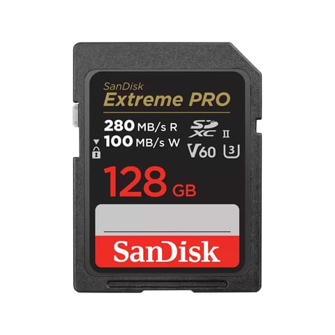 SanDisk Extreme PRO V60 UHS-II SD Card 128GB