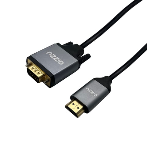 Gizzu 4K HDMI to VGA Cable 1.8m Poly