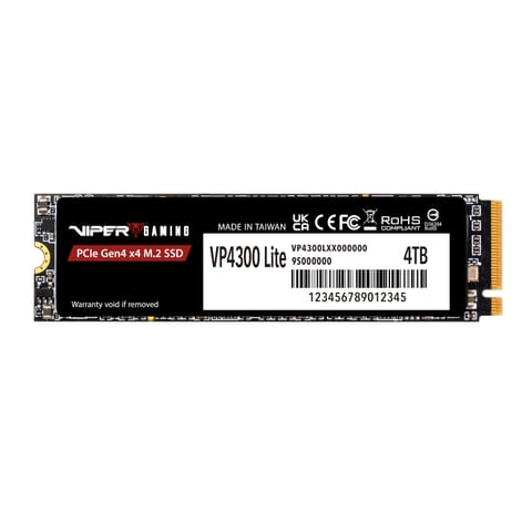 Patriot Viper VP4300 Lite 4TB Gen 4 M.2 PCIe NVMe SSD
