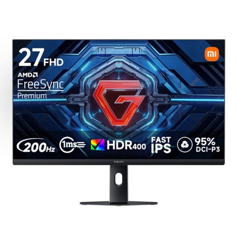 Xiaomi G27i 2026 27" Full HD 1080p IPS Gaming Monitor (200Hz, 1ms, 16:9, HDMI/DP, & AMD FreeSync Premium)