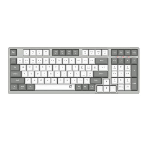 REDRAGON Wired Scissor key structure Keyboard - Black and White