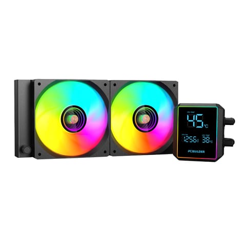 PCBuilder Blizzard Frost 240MM AIO Liquid CPU Cooler ARGB