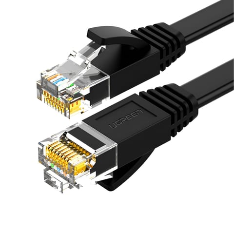 UGREEN Cat 6 U/UTP Lan Flat Cable 2m (Black)
