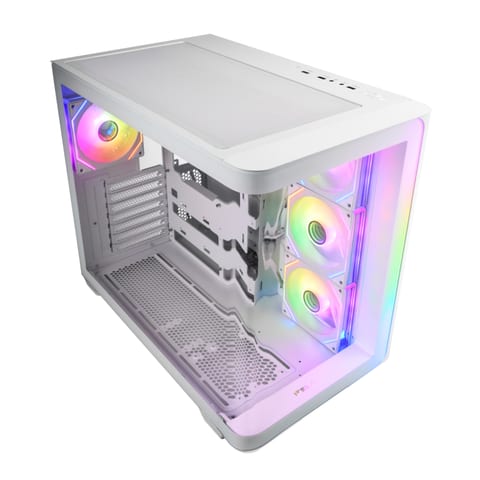FSP M580 ATX Mid Tower Gaming Chassis - White