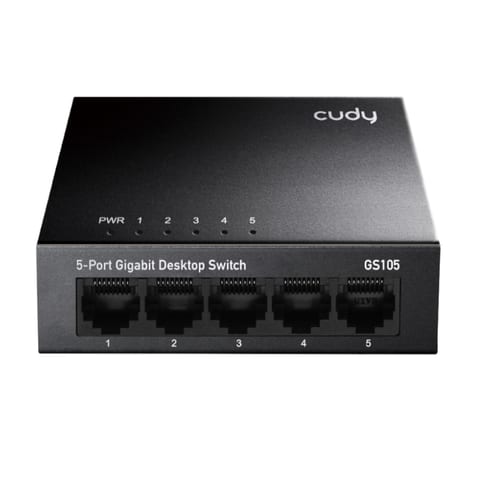 Cudy 5-Port Gigabit Unmanaged Metal Desktop Switch