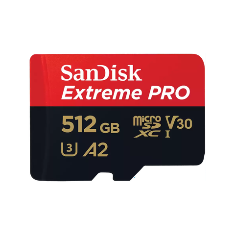 Sandisk Extreme Pro 512GB 4K Video microSDXC Card