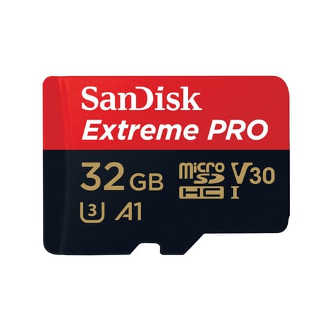 Sandisk Extreme Pro 32GB 4K Video MicroSDXC Card with Adapter