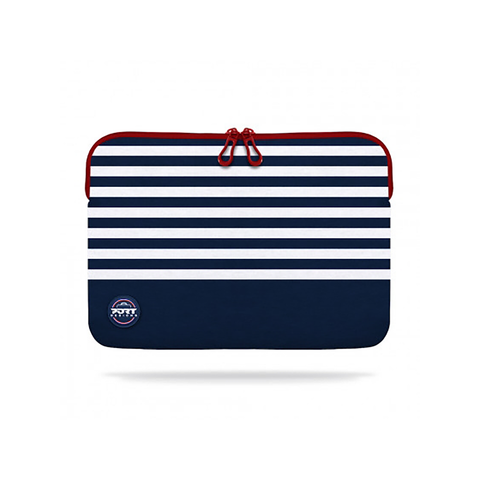 Port LA Mariniere Memory Foam 15.6" Navy Sleeve
