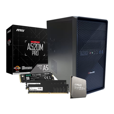 PCBuilder AMD Ryzen 5 3400G Home Master Windows 11 Desktop PC