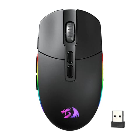 REDRAGON INVADER PRO 10000DPI Wireless Gaming Mouse - Black
