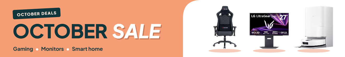 October Sale: gaming, monitors and smart home deals